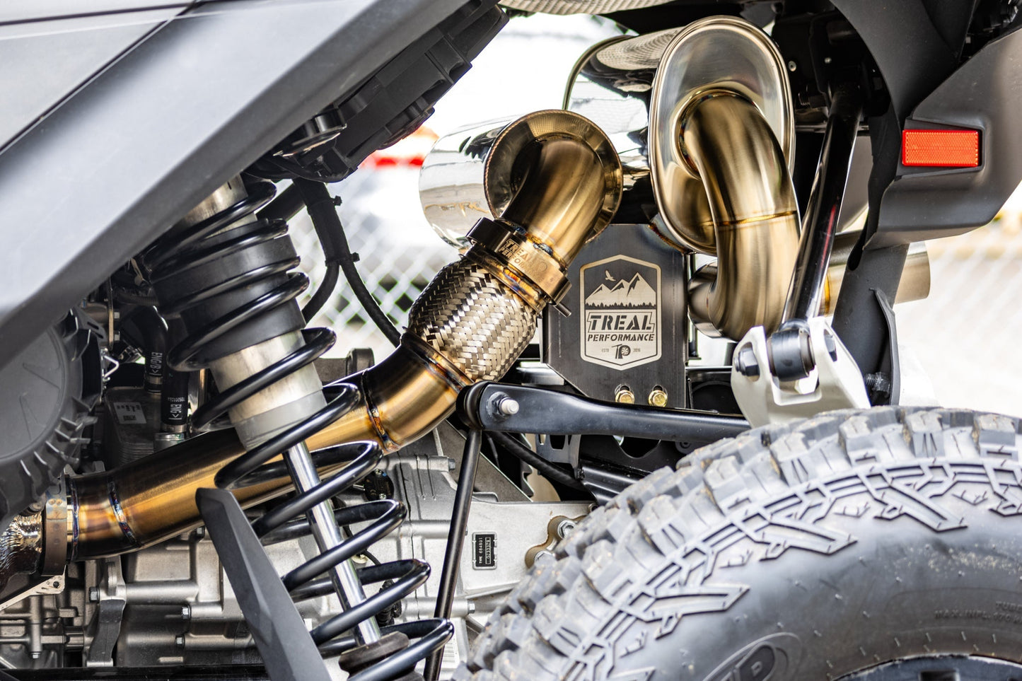 Treal Performance | 2024-2025 Can-Am Maverick R "The Patriot" Exhaust System