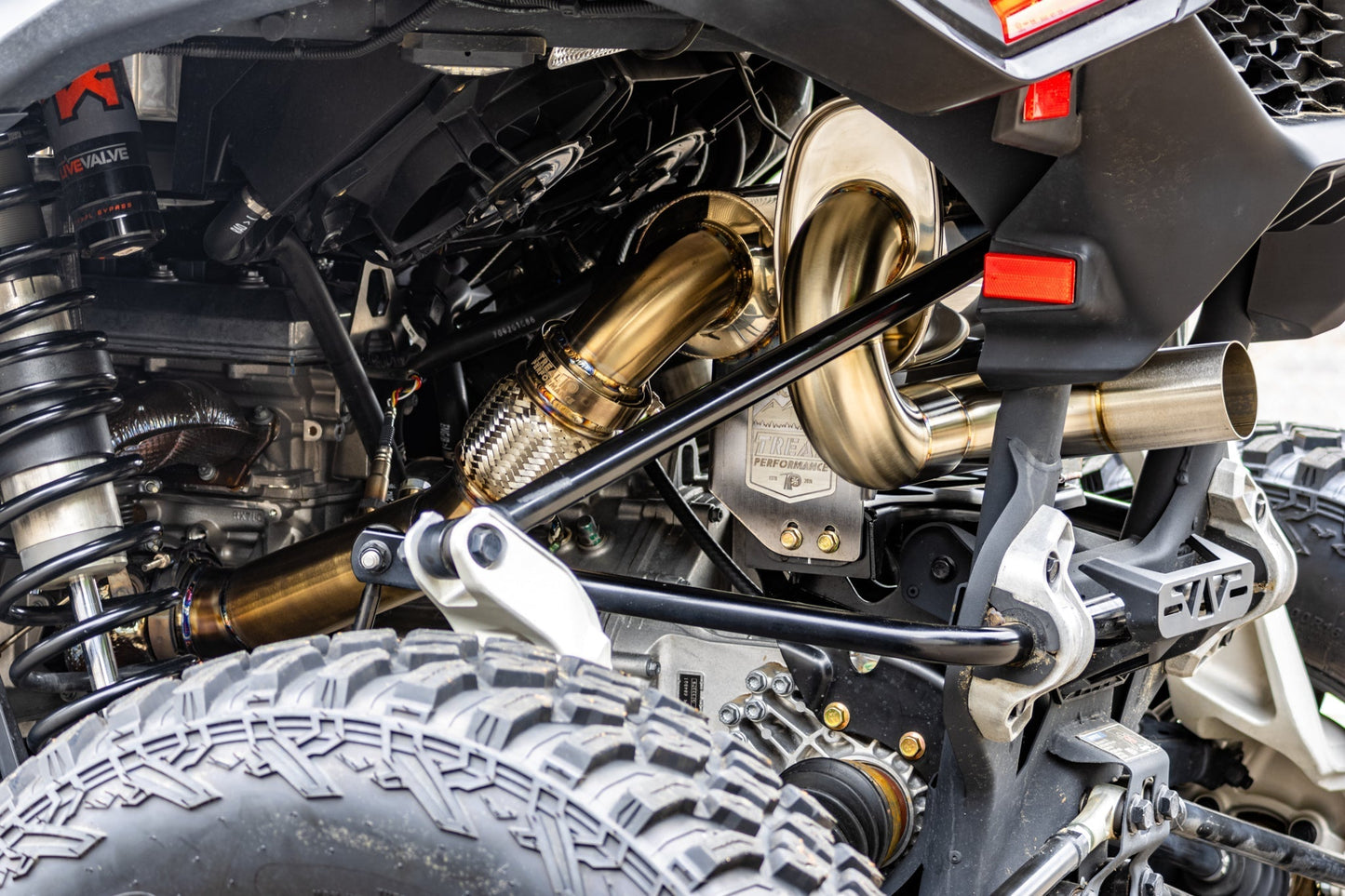 Treal Performance | 2024-2025 Can-Am Maverick R "The Patriot" Exhaust System
