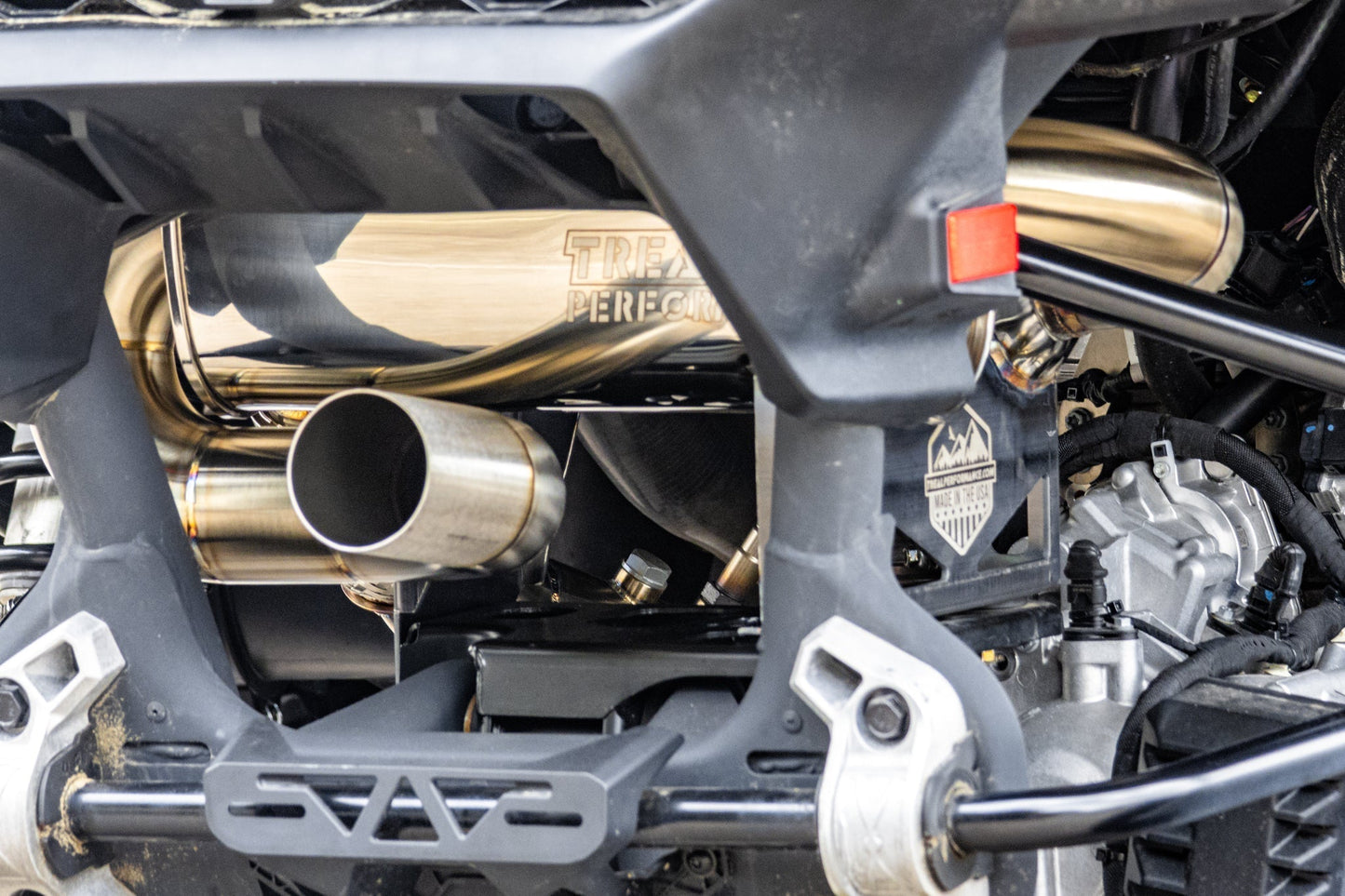Treal Performance | 2024-2025 Can-Am Maverick R "The Patriot" Exhaust System
