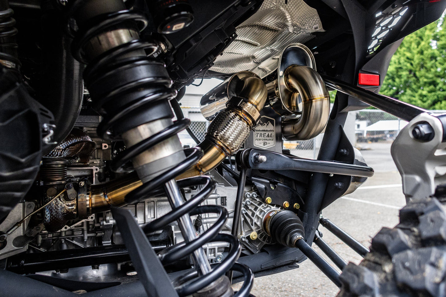 Treal Performance | 2024-2025 Can-Am Maverick R "The Patriot" Exhaust System