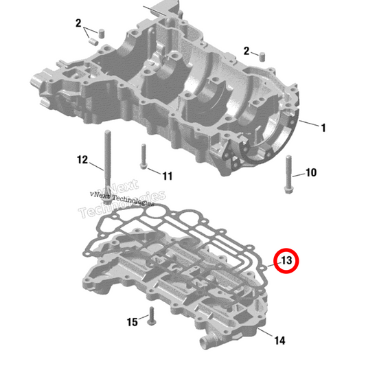 WSRD Oil Sump Gasket | Can-Am X3
