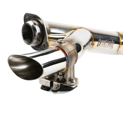 RPM SxS Polaris General 1000 2.5" E-valve Captain's Choice Side Dump Exhaust - RPM SXS