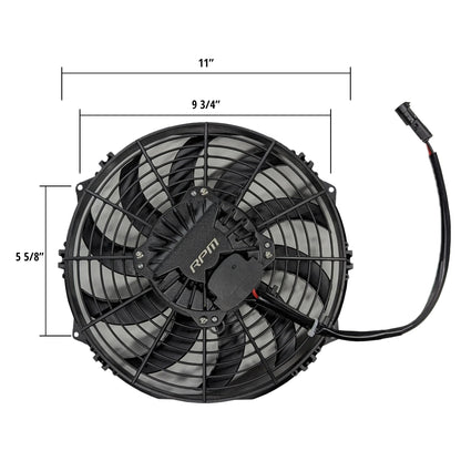 RPM Can-Am X3 2017-19 / 50mm Brushless 10" 10 Blade Intercooler Fan Upgrade
