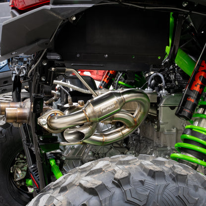 RPM Kawasaki H2 Big Mouth Resonated Cat Delete Mid Pipe With E-Valve