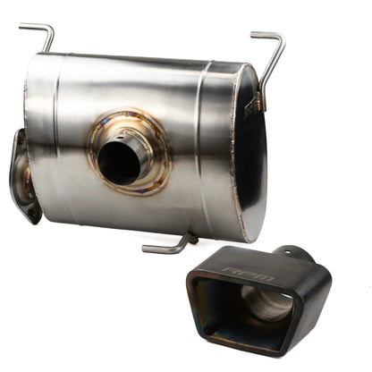 RPM Polaris RZR Pro R E-Valve Chambered 3" Performance Exhaust - Electric Valve Muffler