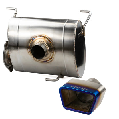 RPM Polaris RZR Pro R E-Valve Chambered 3" Performance Exhaust - Electric Valve Muffler