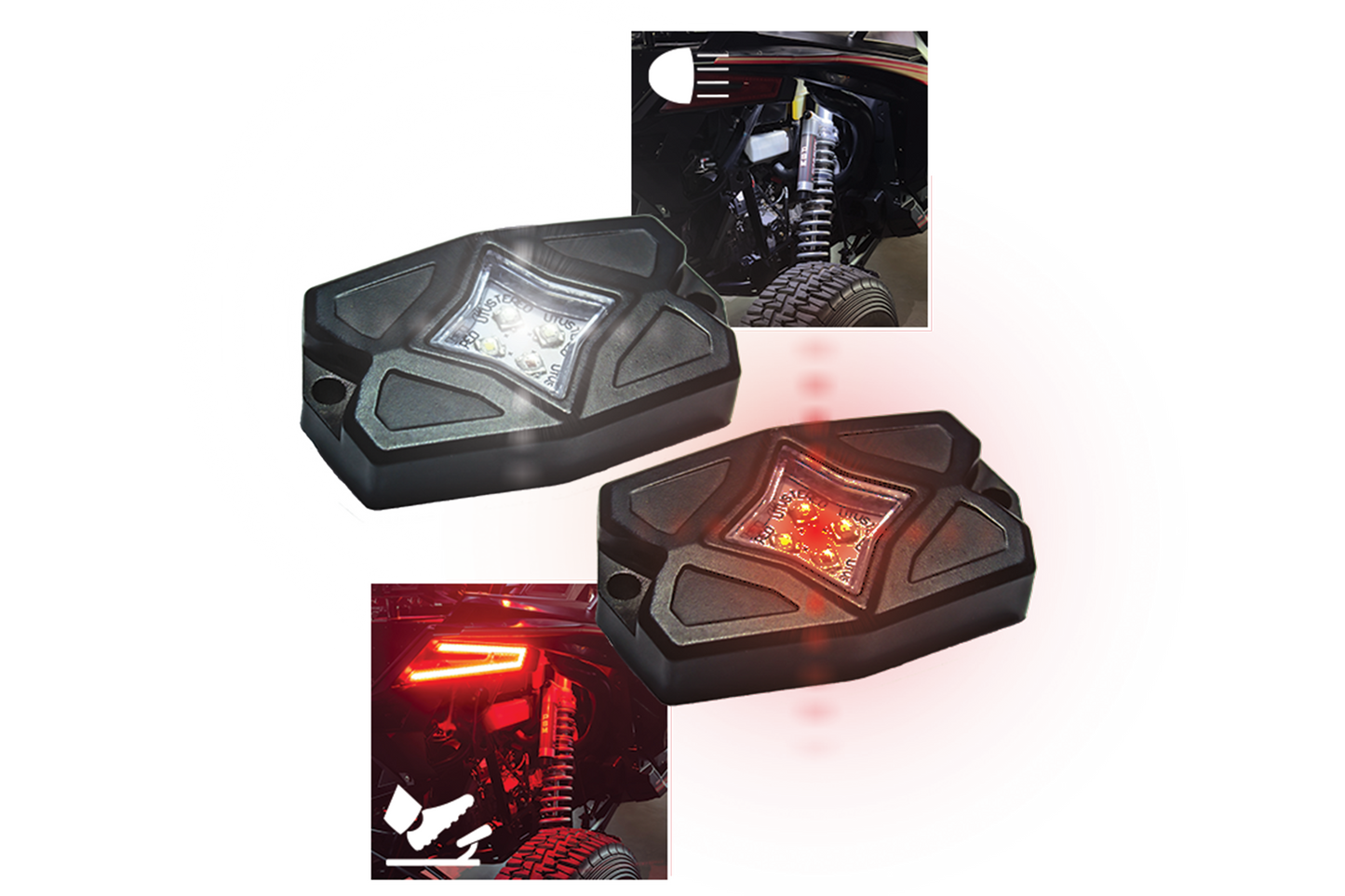 RGBW Rock Light Kit - 8pcs | UTVS-RLKIT8