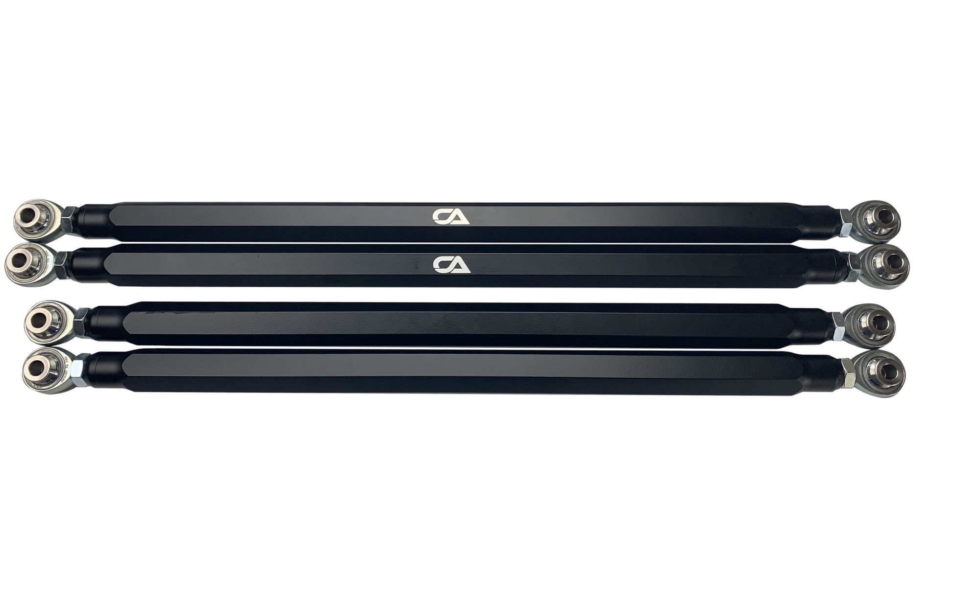 Can-Am X3 Billet Rear Radius Rod Set We produce a quality solid Billet aluminum radius rod to replace the weak factory pieces. Our rods are machined from a solid piece of 1.25 Billet hex aluminum. That's right one and a quarter inch of solid Billet aluminum. These rods are larger than majority of similar products on the market, and sure to stand up to the abuse.