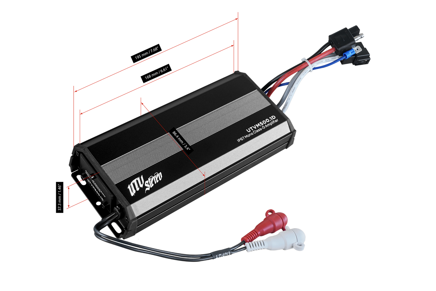 M-Series 500W Mono Amplifier | UTVM-500.1D Kawasaki