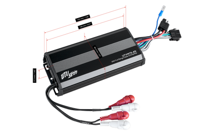 M-Series 600W 4-Channel Amplifier | UTVM-75.4D KAWASAKI