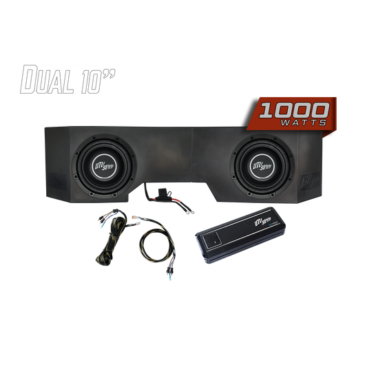 Can-Am® Defender HD10 1000W Dual 10" Subwoofer Kit | UTVS-DEF-SUB-1000-2
