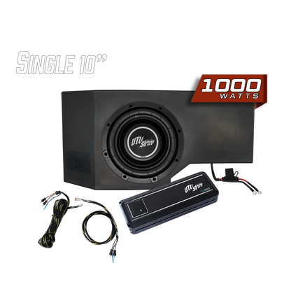 Can-Am® Defender HD10 1000W Single Passenger Side 10" Subwoofer Kit | UTVS-DEF-SUB-1000
