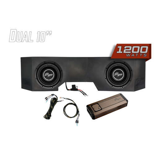 Can-Am® Defender HD10 1200W Dual 10" Subwoofer Kit  | UTVS-DEF-SUB-1200-2