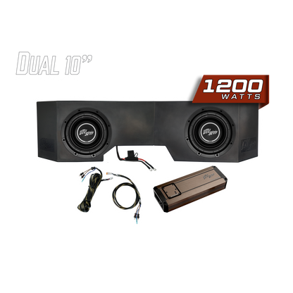 Can-Am® Defender HD10 1200W Dual 10" Subwoofer Kit  | UTVS-DEF-SUB-1200-2