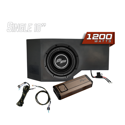 Can-Am® Defender HD10 1200W Single Side 10" Subwoofer Kit  | UTVS-DEF-SUB-1200