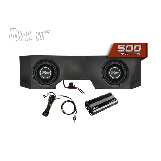Can-Am® Defender HD10 500W Dual 10" Subwoofer Kit | UTVS-DEF-SUB-500-2