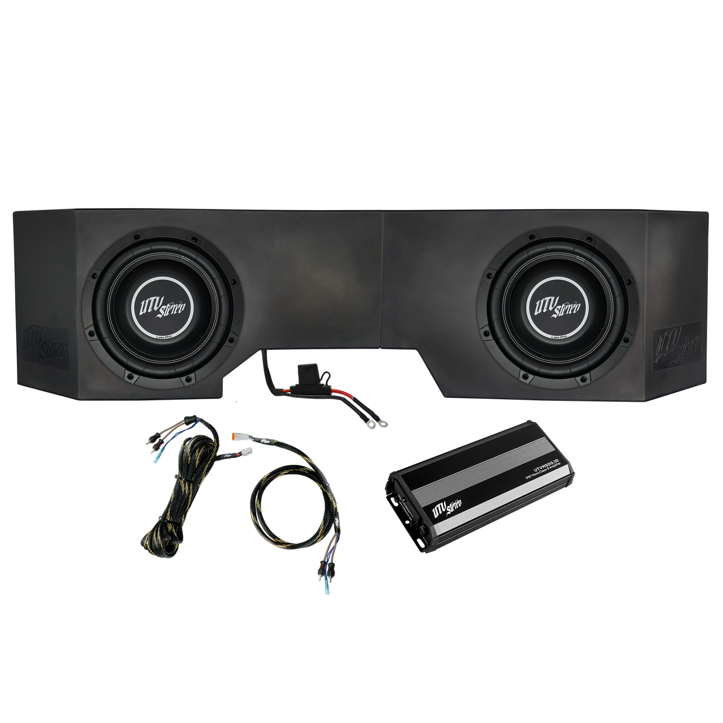 Can-Am® Defender HD10 500W Dual 10" Subwoofer Kit | UTVS-DEF-SUB-500-2