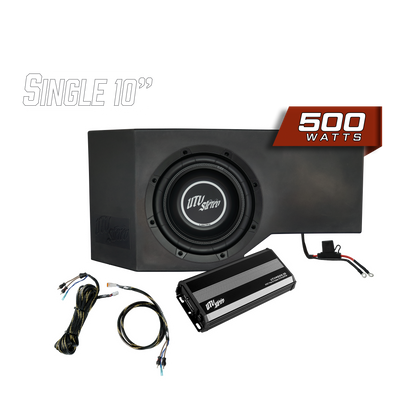 Can-Am® Defender HD10 500W Single Side 10" Subwoofer Kit | UTVS-DEF-SUB-500