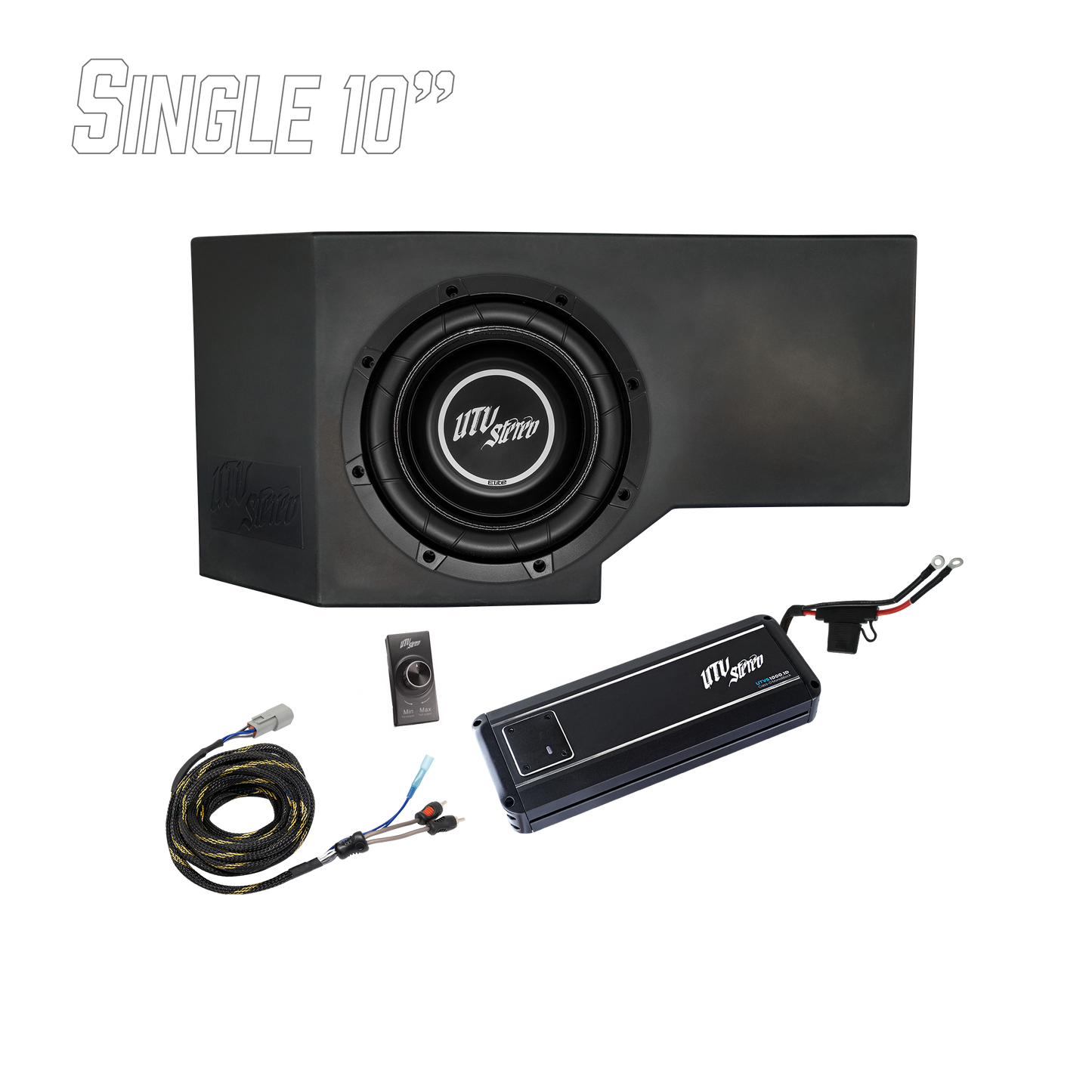 Can-Am® Defender HD11 1000W Single 10" Subwoofer Kit | UTVS-DEF2-1000-1-GO