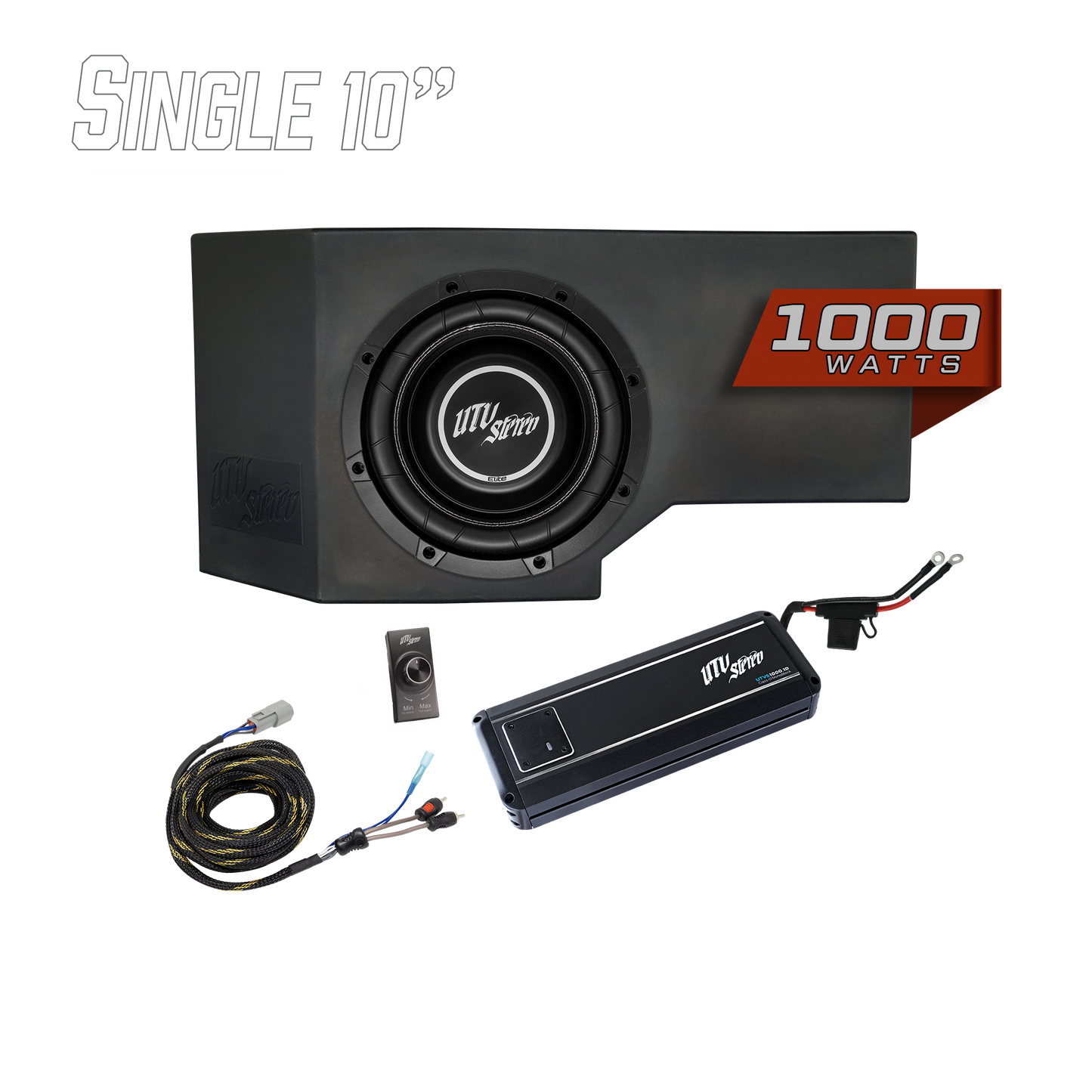 Can-Am® Defender HD11 1000W Single 10" Subwoofer Kit | UTVS-DEF2-1000-1-GO