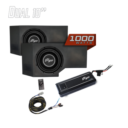 Can-Am® Defender HD11 1000W Dual 10" Subwoofer Kit | UTVS-DEF2-1000-2-GO