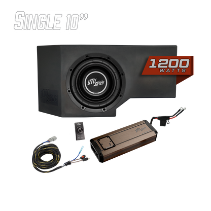 Can-Am® Defender HD11 1200W Single 10" Subwoofer Kit | UTVS-DEF2-1200-1-GO