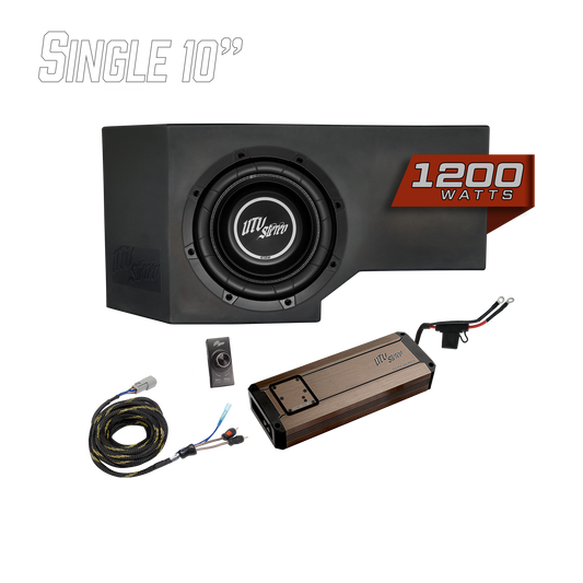 Can-Am® Defender HD11 1200W Single 10" Subwoofer Kit | UTVS-DEF2-1200-1-GO