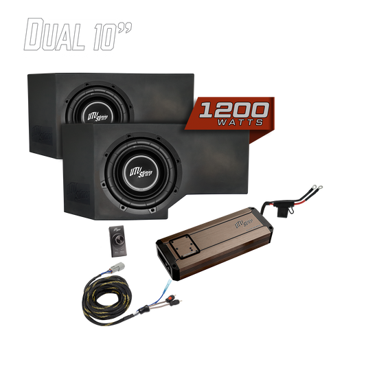 Can-Am® Defender HD11 1200W Dual 10" Subwoofer Kit | UTVS-DEF2-1200-2-GO