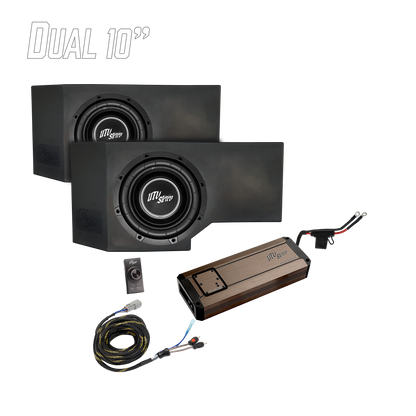 Can-Am® Defender HD11 1200W Dual 10" Subwoofer Kit | UTVS-DEF2-1200-2-GO