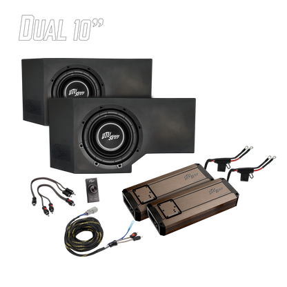 Can-Am® Defender HD11 2400W Dual 10" Subwoofer Kit | UTVS-DEF2-2400-2-GO