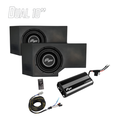 Can-Am® Defender HD11 500W Dual 10" Subwoofer Kit | UTVS-DEF2-500-2-GO