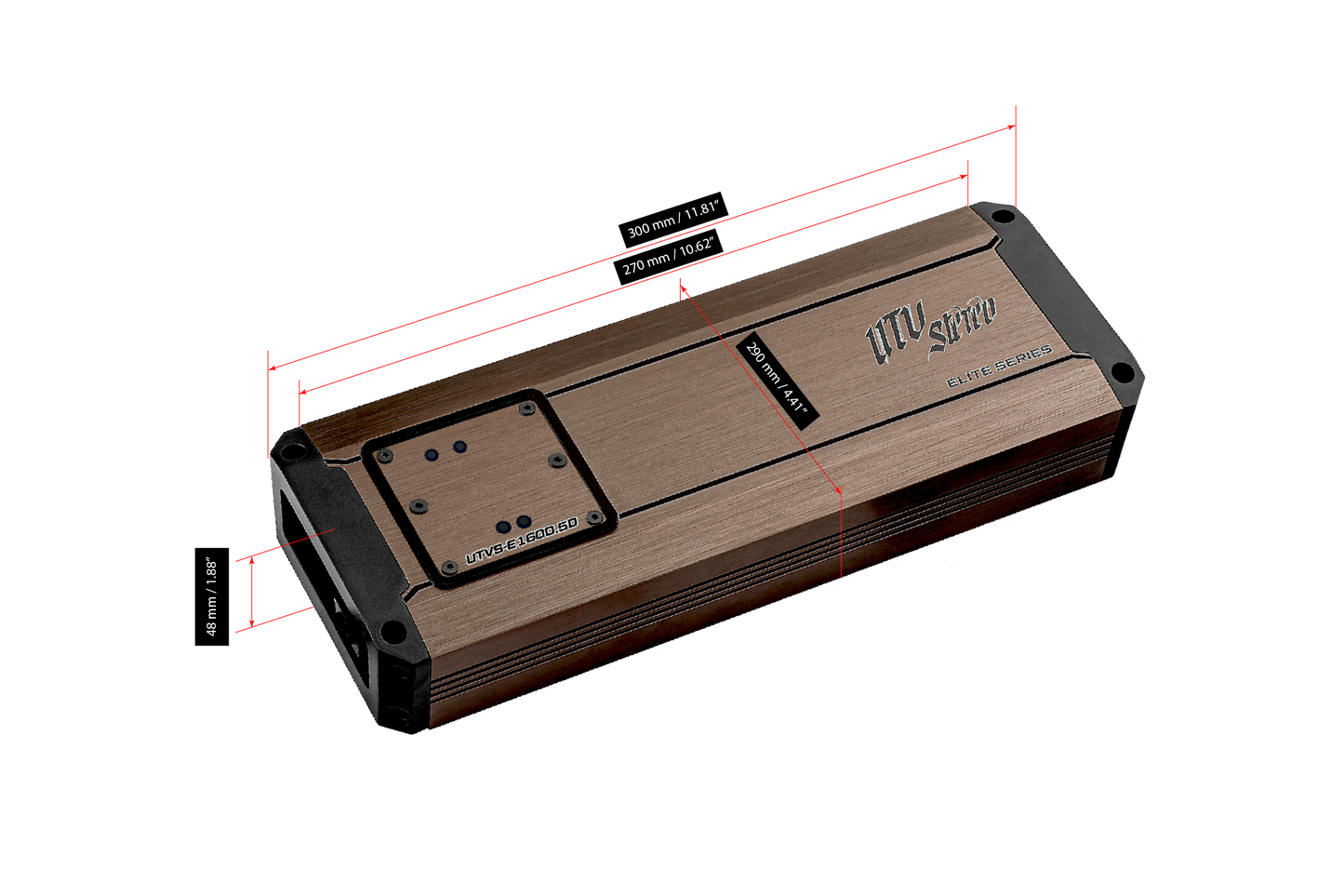 Elite Series 1600W 5-Channel Amplifier | UTVS-E1600.5D Kawasaki