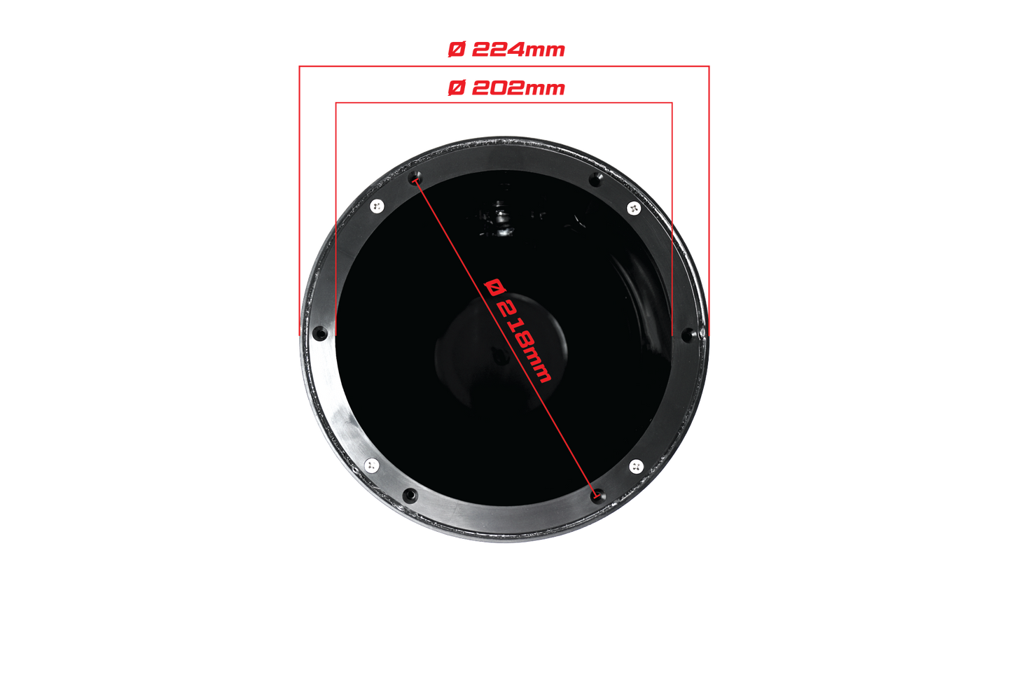 8" Cage Mount Pods - Unloaded (Pair) | UTVS-CP8