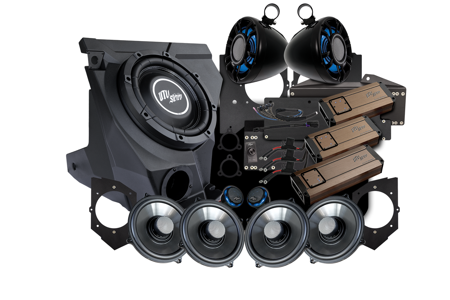 KAWASAKI® TERYX H2 GARMIN TREAD® Elite Stage 8 Stereo Kit | UTVS-H2-S8-GRM