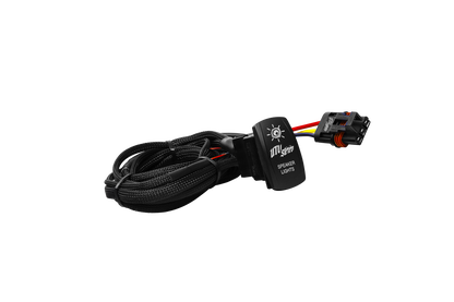 RZR® Pro Series Low Current Harness + Rocker Switch & Pulse Bar Plug | UTVS-PRO-HRN-LC-RKR