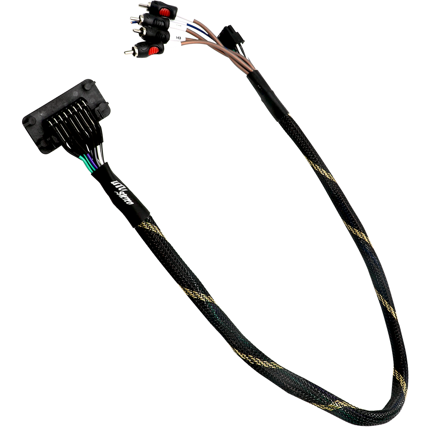 '20-'26 RZR® Pro Series Ride Command Front & Rear RCA Output + Speaker Wire & Remote | UTVS-PRO-RC-RCA-OUT