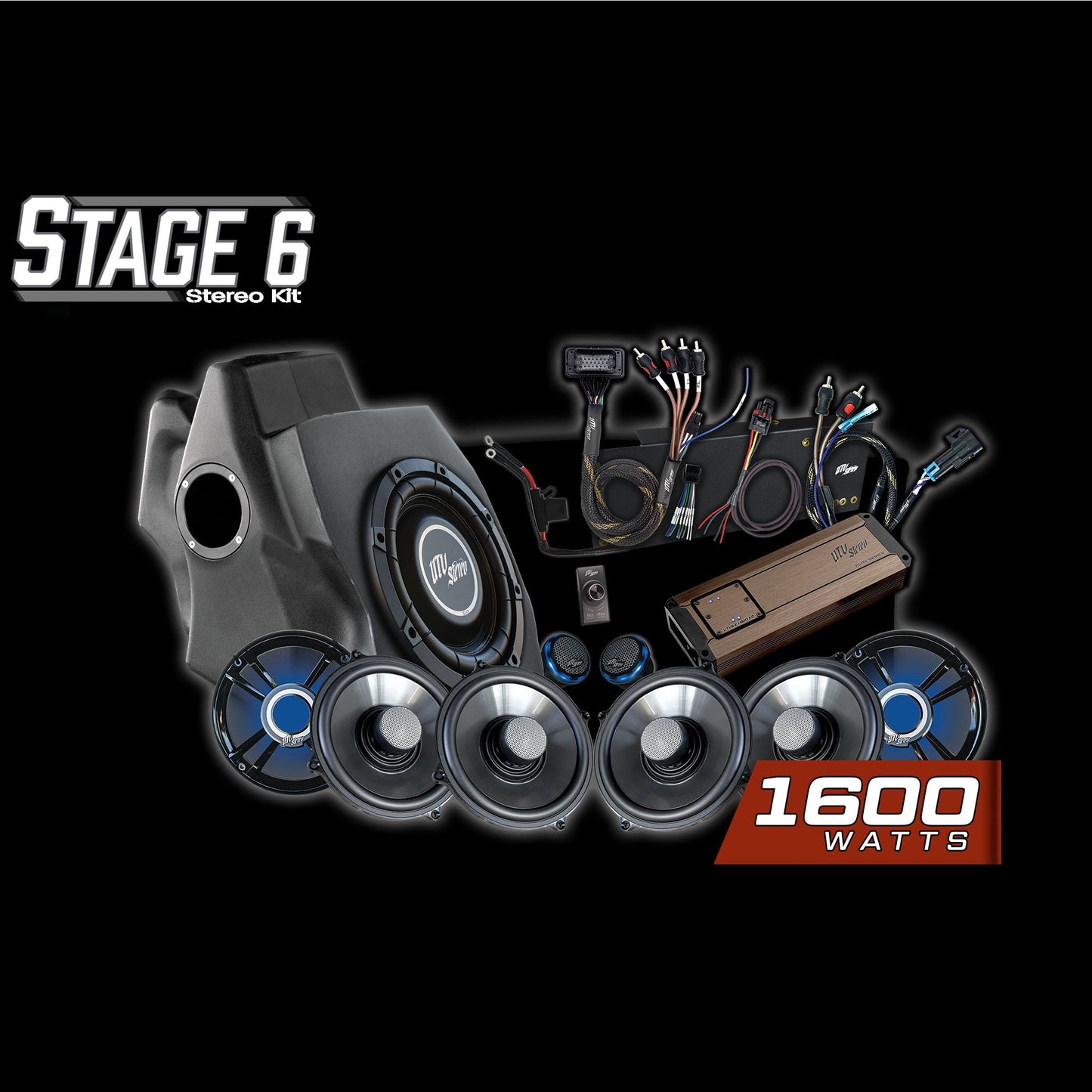 '20-'24 RZR® Pro Series Ride Command® Stage 6 Stereo Kit | UTVS-PRO-S6-RC