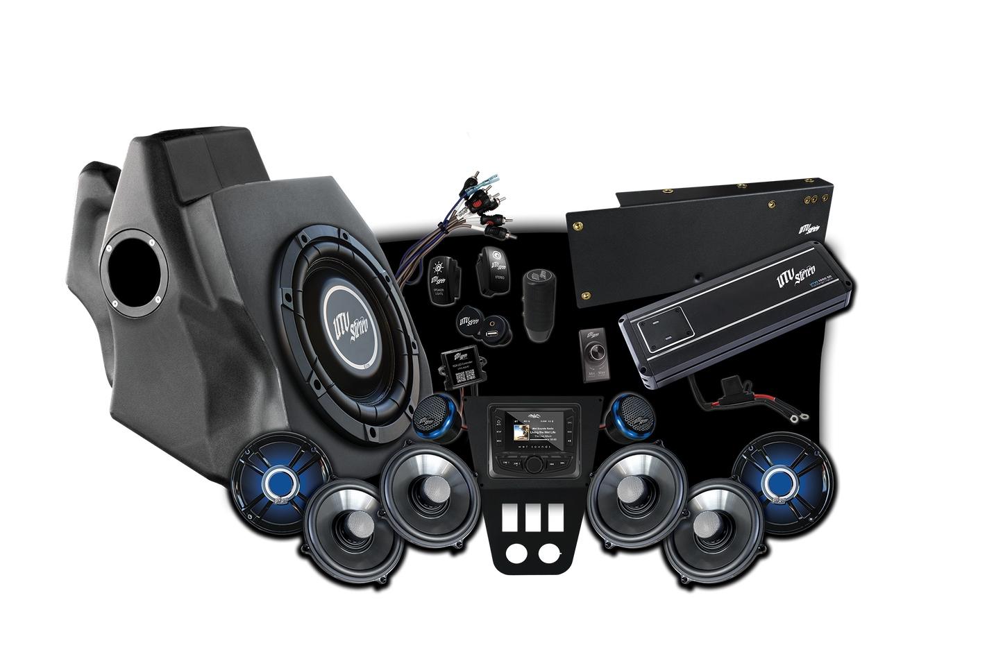 '20-'24 RZR® Pro Series Signature Stage 6 Stereo Kit | UTVS-PRO-S6-S