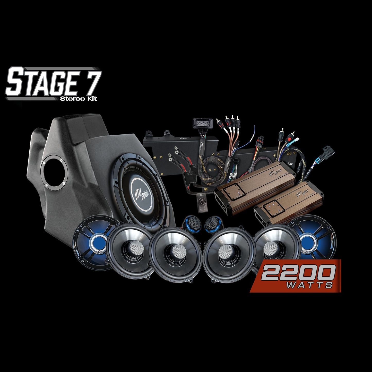 '20-'24 RZR® Pro Series Ride Command® Stage 7 Stereo Kit | UTVS-PRO-S7-RC