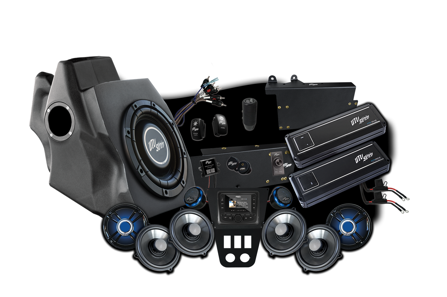 '20-'24 RZR® Pro Series Signature Stage 7 Stereo Kit | UTVS-PRO-S7-S