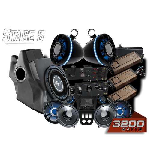 '20-'24 RZR® Pro Series Elite Stage 8 Stereo Kit | UTVS-PRO-S8-E