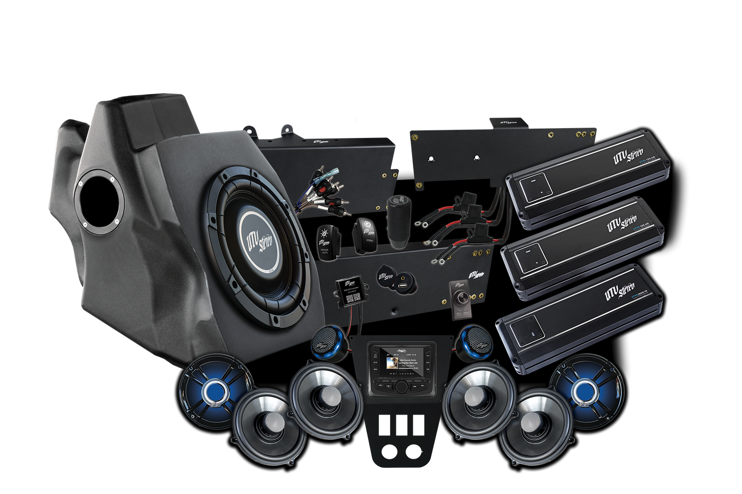 '20-'24 RZR® Pro Series Signature Stage 8 Stereo Kit | UTVS-PRO-S8-S