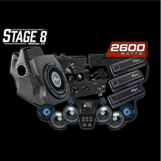 '20-'24 RZR® Pro Series Signature Stage 8 Stereo Kit | UTVS-PRO-S8-S
