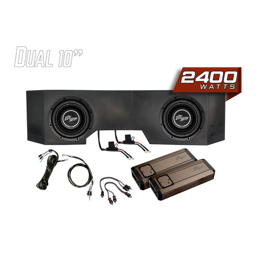 Can-Am® Defender HD10 2400W Dual 10"Subwoofer Kit | UTVS-DEF-SUB-2400-2