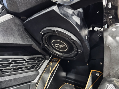 '20-'24 RZR® Pro Series 10" Vented Dash Subwoofer Enclosure | UTVS-PRO-VENC-DASH-10