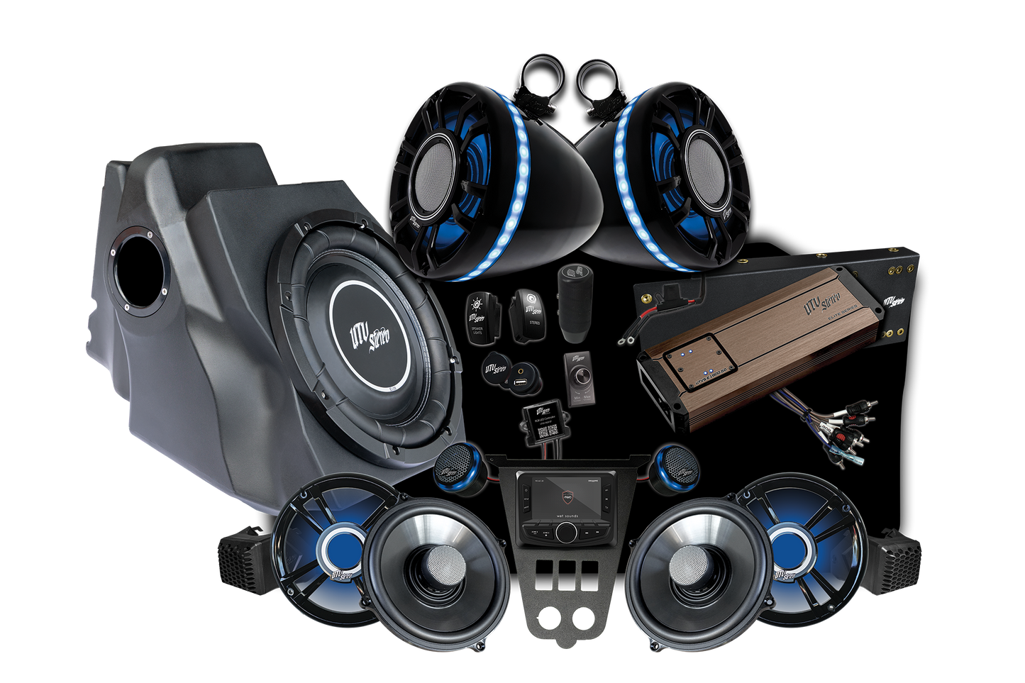 '25-'26 RZR® Pro Series Elite Stage 6 Stereo Kit | UTVS-PRO2-S6-E