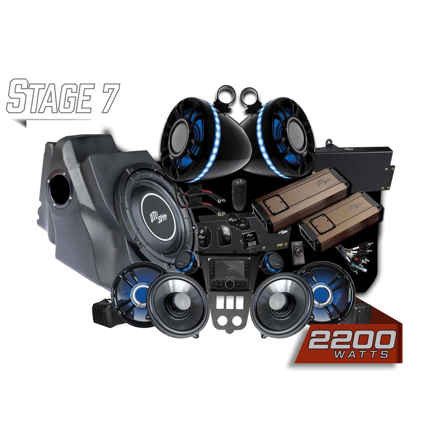 '25-'26 RZR® Pro Series Elite Stage 7 Stereo Kit | UTVS-PRO2-S7-E