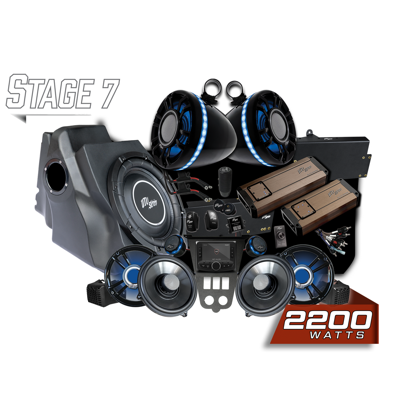 '25-'26 RZR® Pro Series Elite Stage 7 Stereo Kit | UTVS-PRO2-S7-E