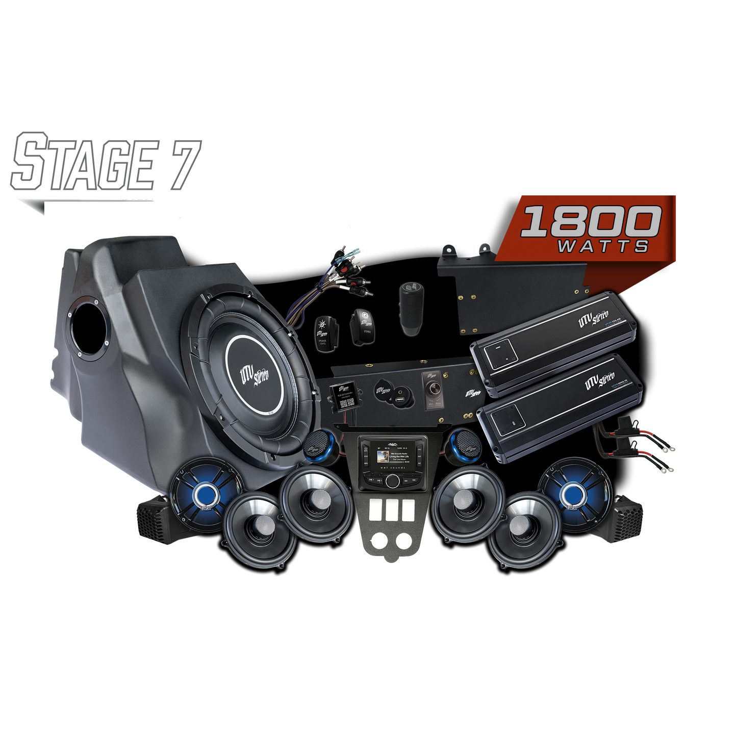 '25-'26 RZR® Pro Series Signature Stage 7 Stereo Kit | UTVS-PRO2-S7-S
