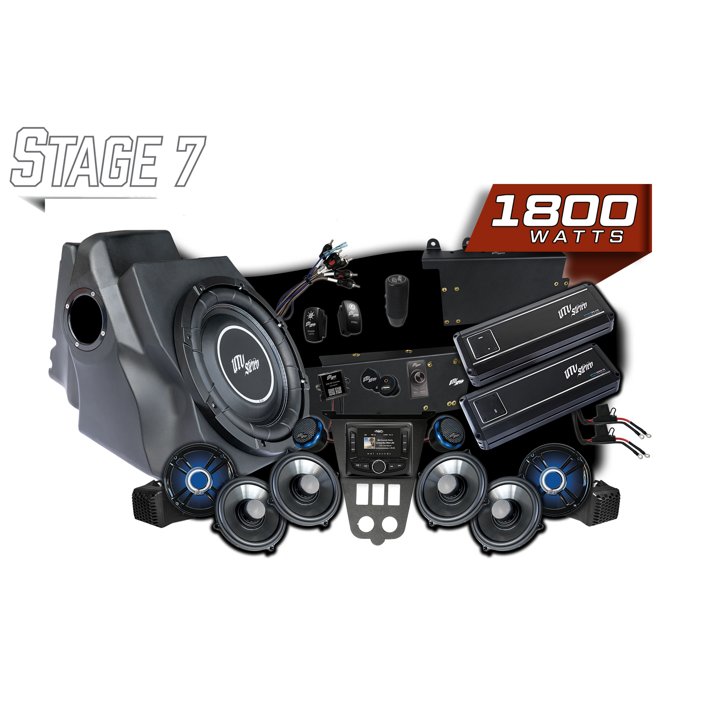 '25-'26 RZR® Pro Series Signature Stage 7 Stereo Kit | UTVS-PRO2-S7-S